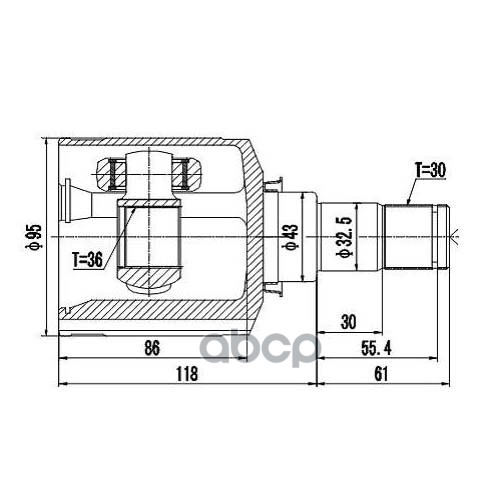 

ШРУС внутренний Zikmar z87720r