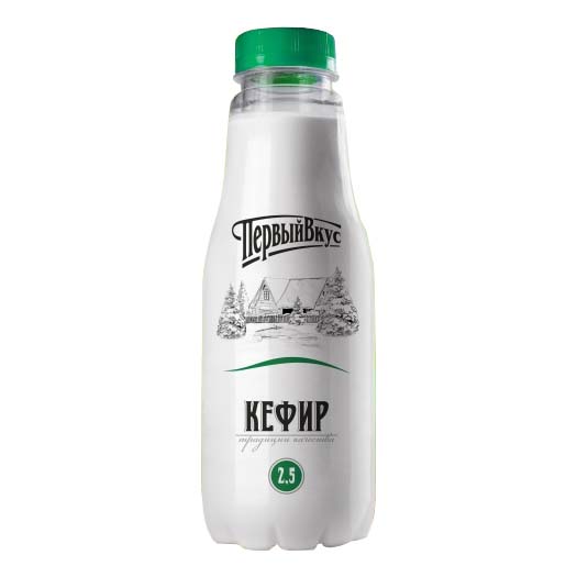 

Кефир Первый вкус 2,5% 440 мл БЗМЖ
