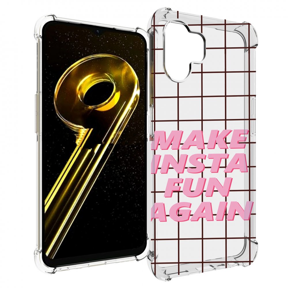 

Чехол бампер MyPads розовая-надпись для Realme 10 5G пр..., Прозрачный, Tocco