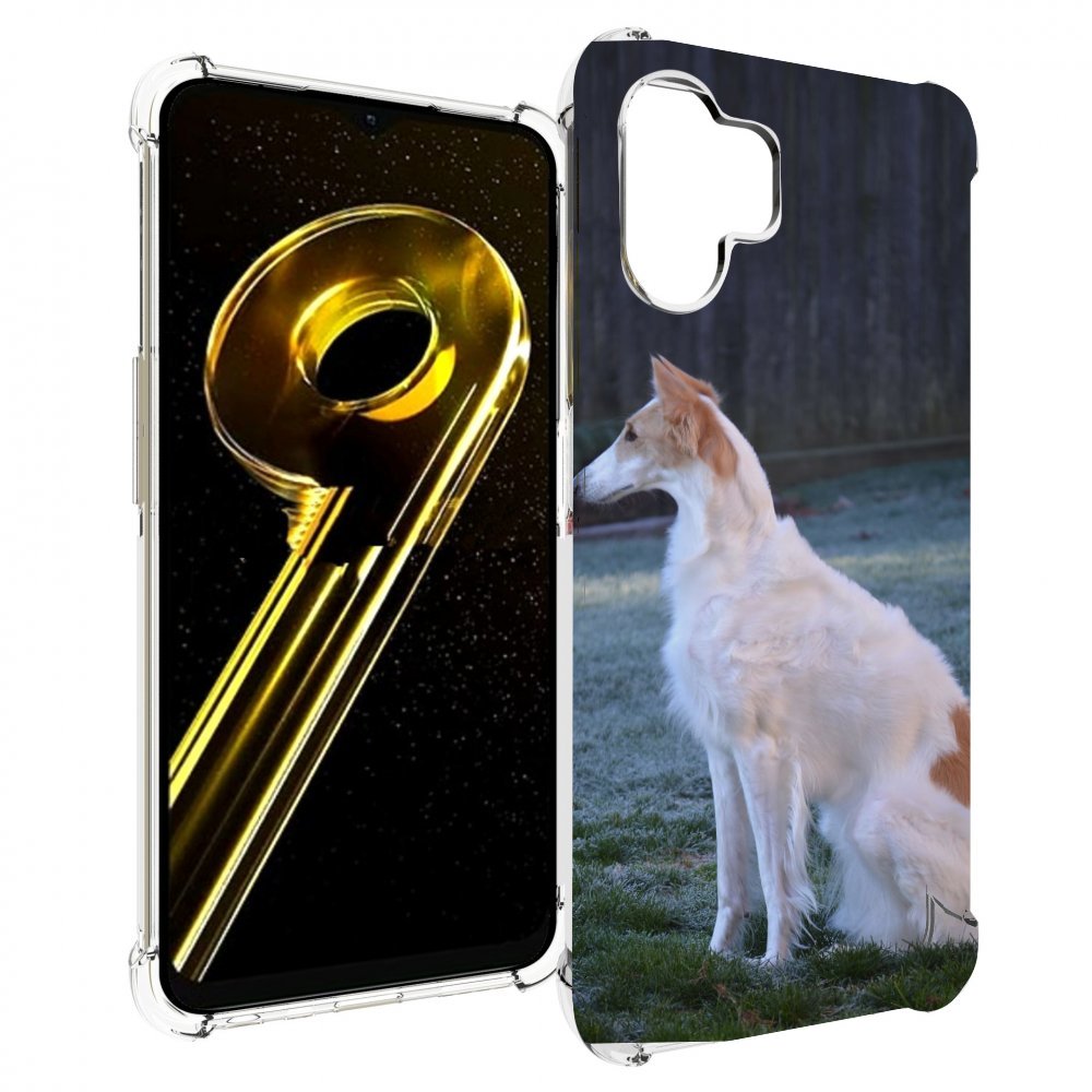 

Чехол бампер MyPads русская псовая борзая для Realme 10 5G проти..., Прозрачный, Tocco