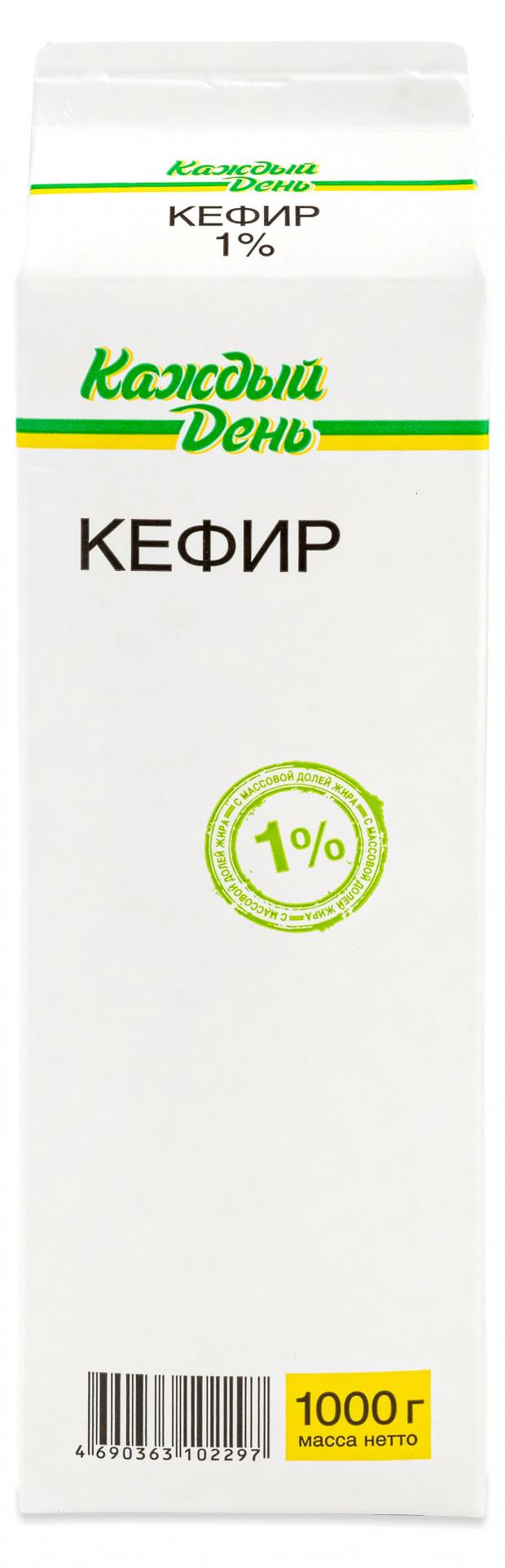 Кефир «Каждый день» 1% БЗМЖ, 1 л