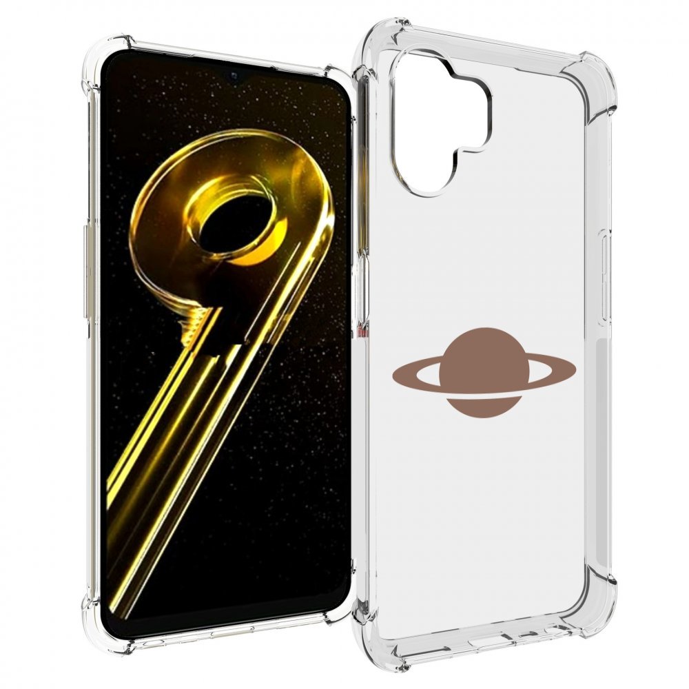 Чехол бампер MyPads сатурн для Realme 10 5G противоударный