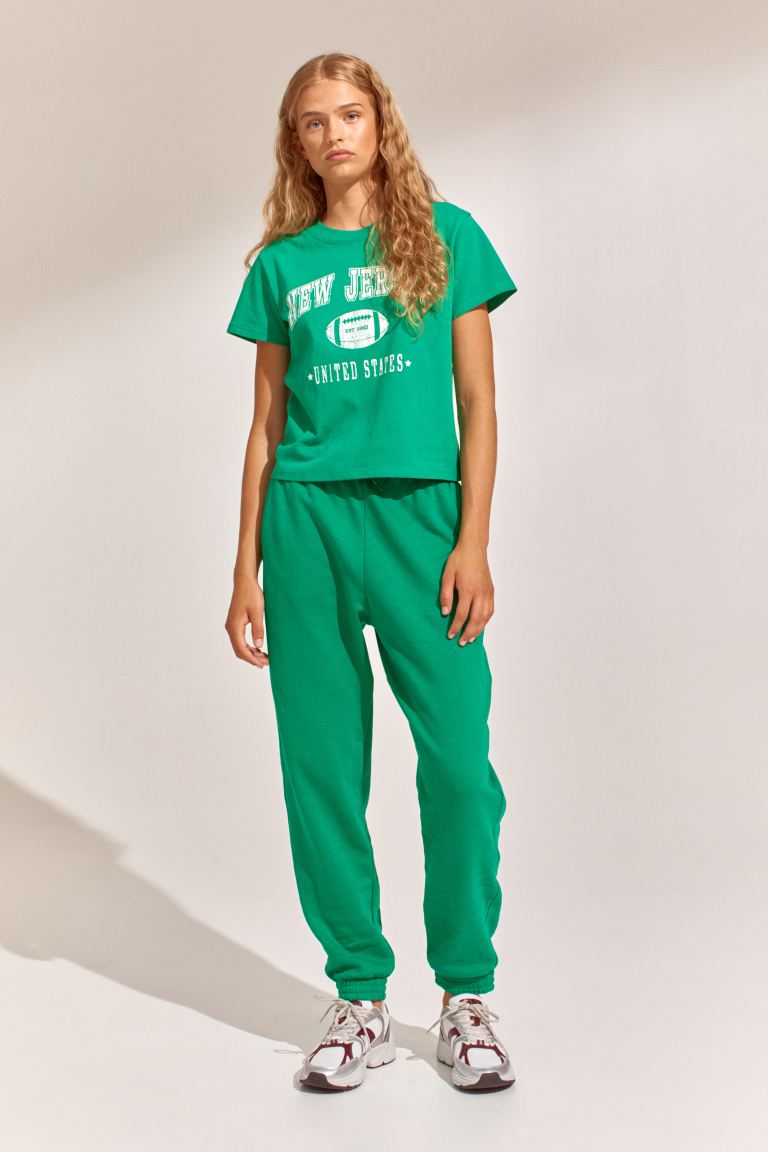 Спортивные брюки женские H&M 0975845028 зеленые XL (доставка из-за рубежа)