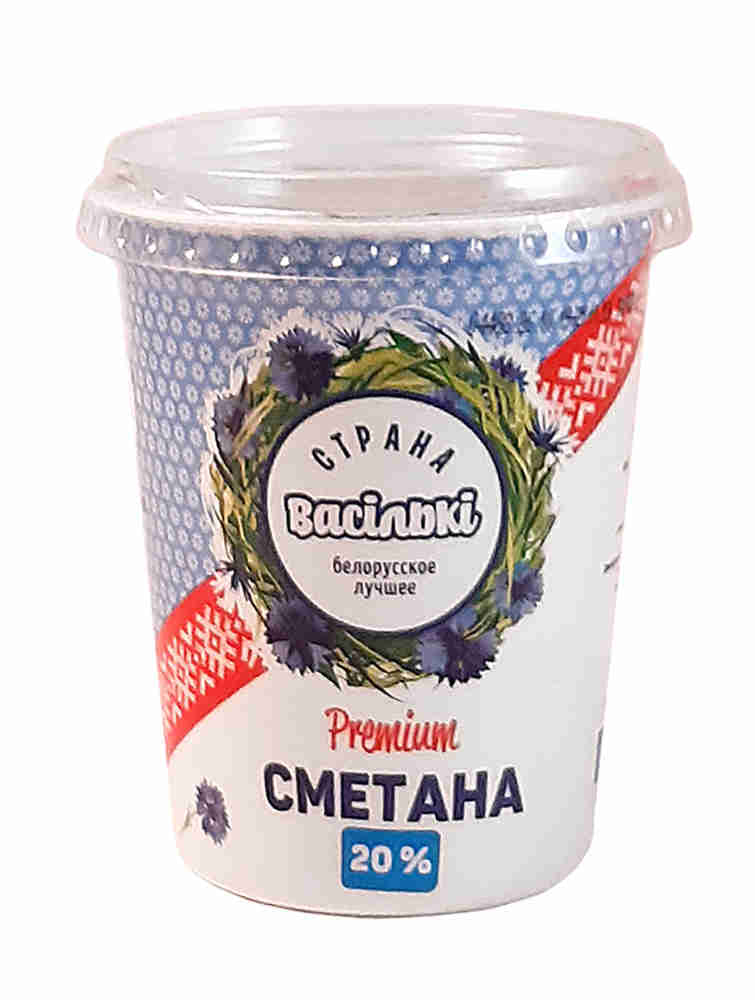 

Сметана Страна Васількі 20% БЗМЖ 330 г