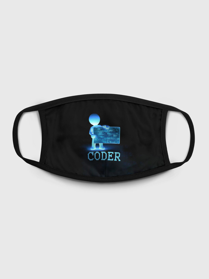 

Многоразовая маска унисекс Burnettie Coder Программист Кодировщик, Разноцветный, Coder Программист Кодировщик