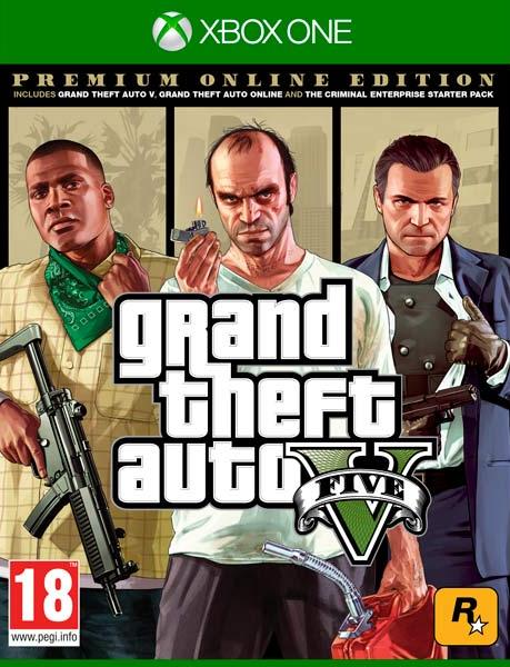 Игра GTA: Grand Theft Auto 5 (V) Premium Online Edition Русская Версия (Xbox One)