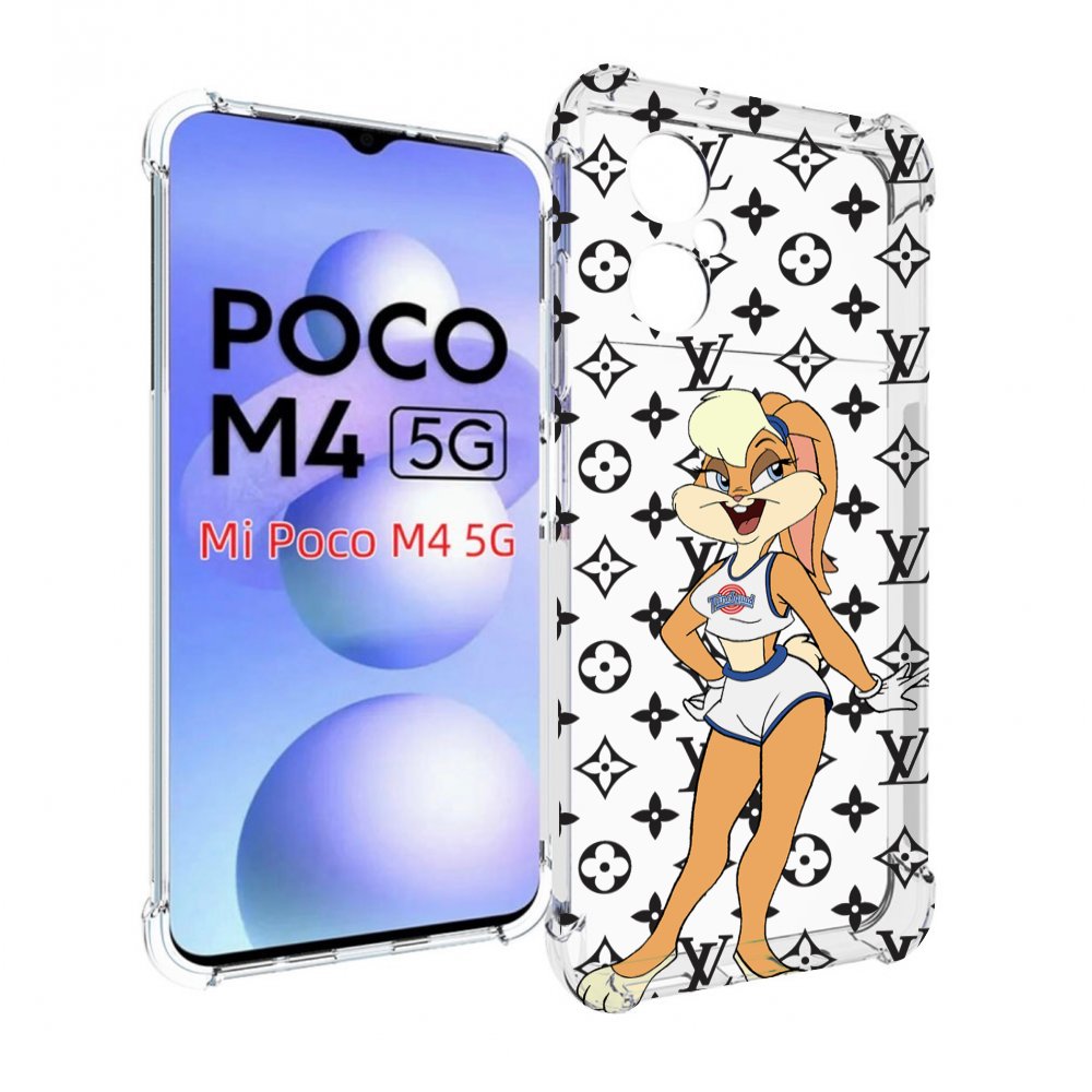 

Чехол MyPads красивый-принт-на-чехол женский для Xiaomi Poco M4 5G, Прозрачный, Tocco