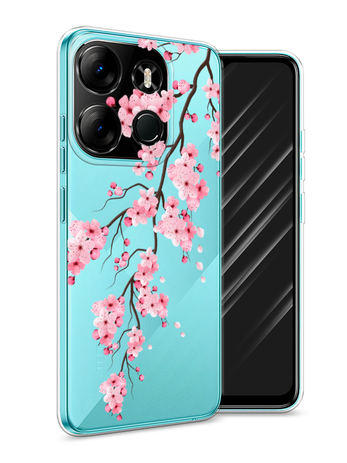 

Чехол Awog на Tecno Spark Go 2023"Розовая сакура", Розовый;белый;коричневый, 3103750-8