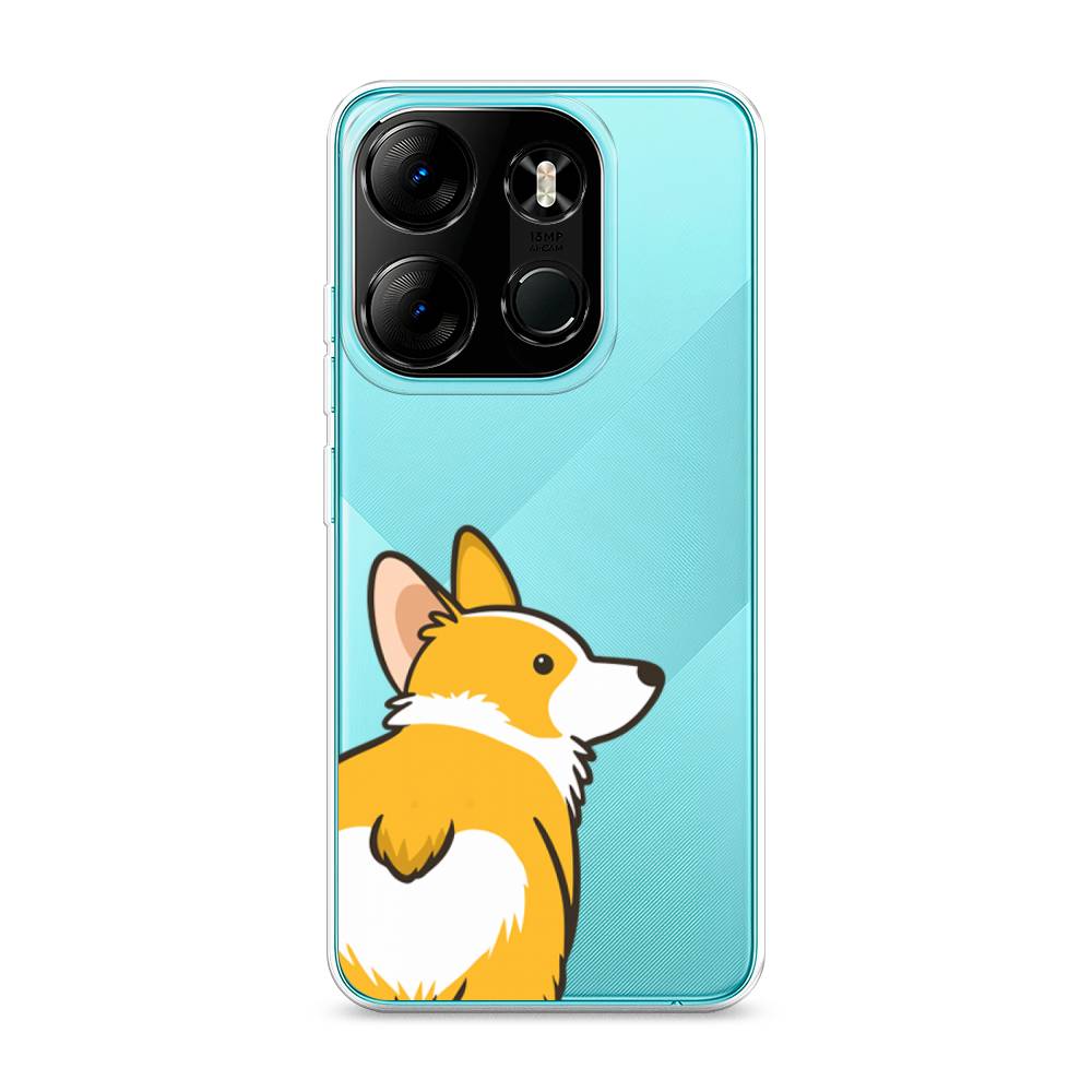 

Чехол Awog на Tecno Spark Go 2023"Корги следуй за мной", Желтый;бежевый;белый, 3103750-2