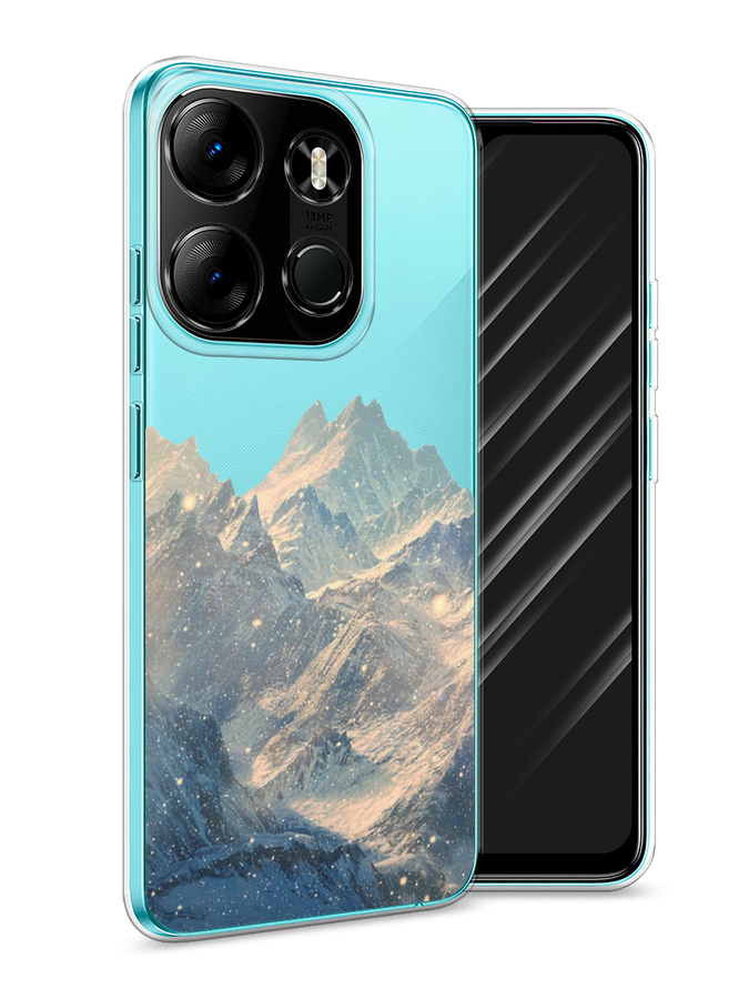 

Чехол Awog на Tecno Spark Go 2023"Горы арт 2", Серый, 3103750-10