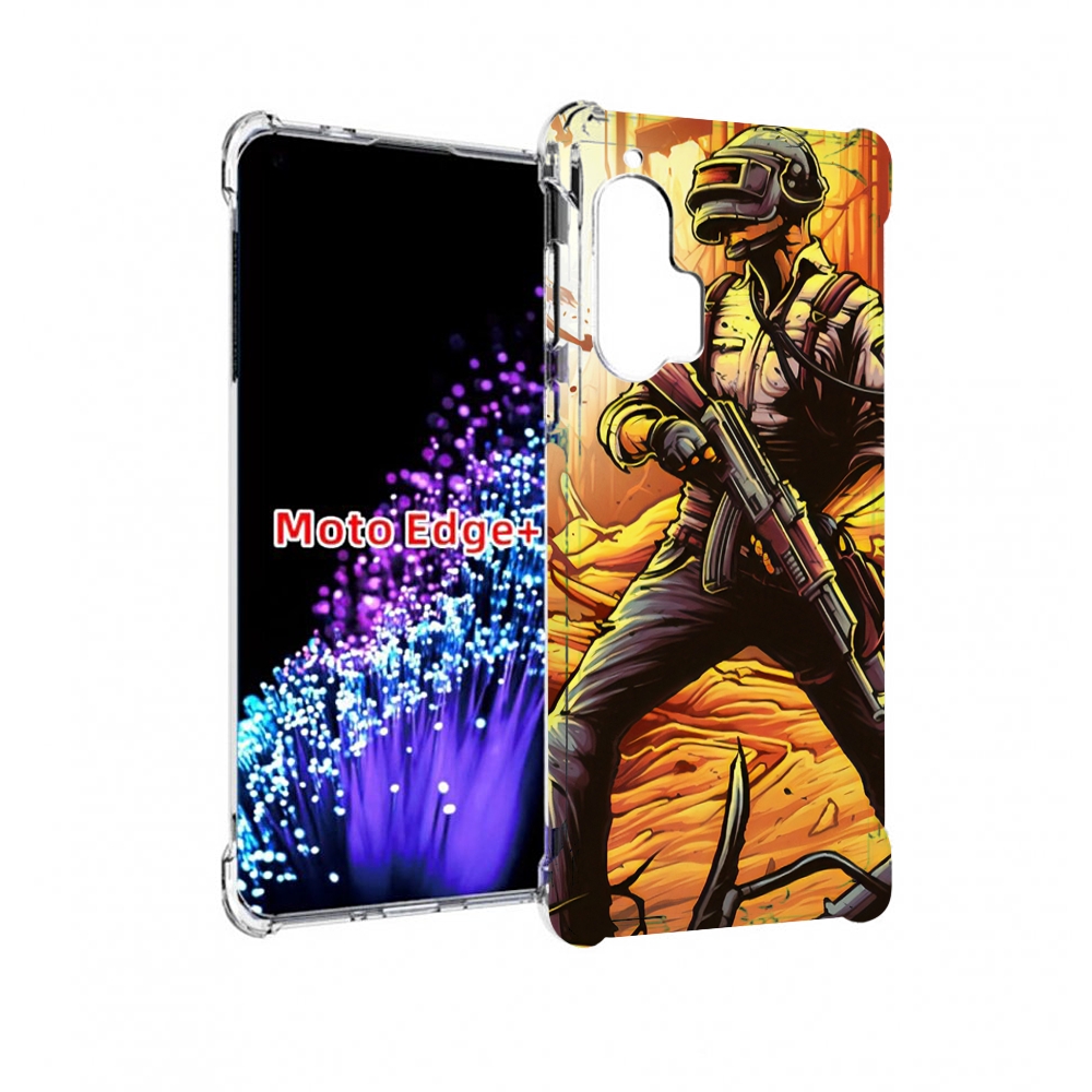 

Чехол MyPads Пабг для Motorola Edge+ Plus, Прозрачный, Tocco