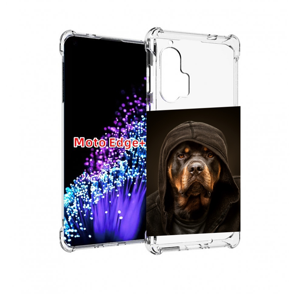 

Чехол MyPads Пес-барбос для Motorola Edge+ Plus, Прозрачный, Tocco