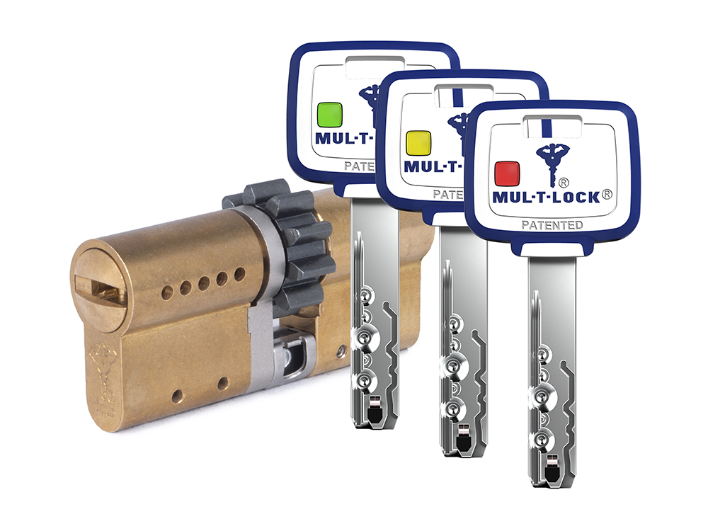 

Цилиндр Mul-t-Lock MTL800 Светофор ключ-ключ (размер 43х38 мм) - Латунь, Шестеренка, Золотистый