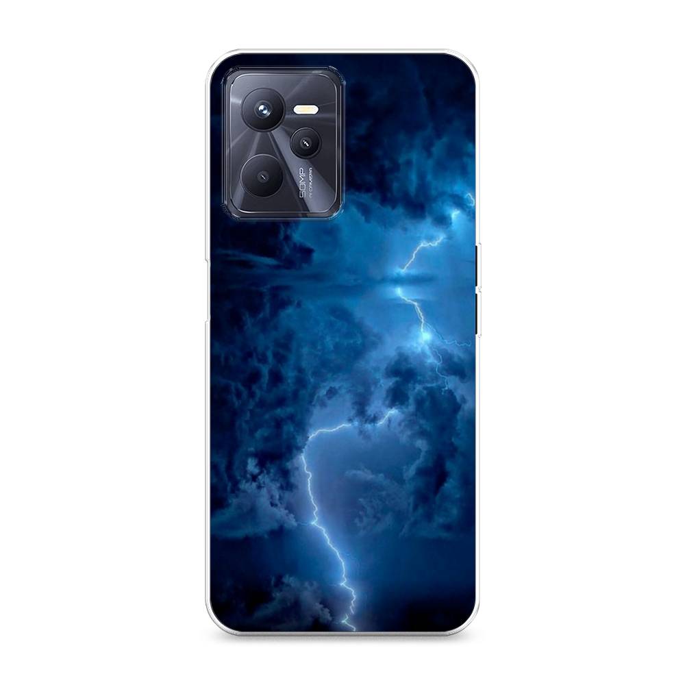 фото Силиконовый чехол "молния" на realme c35 awog