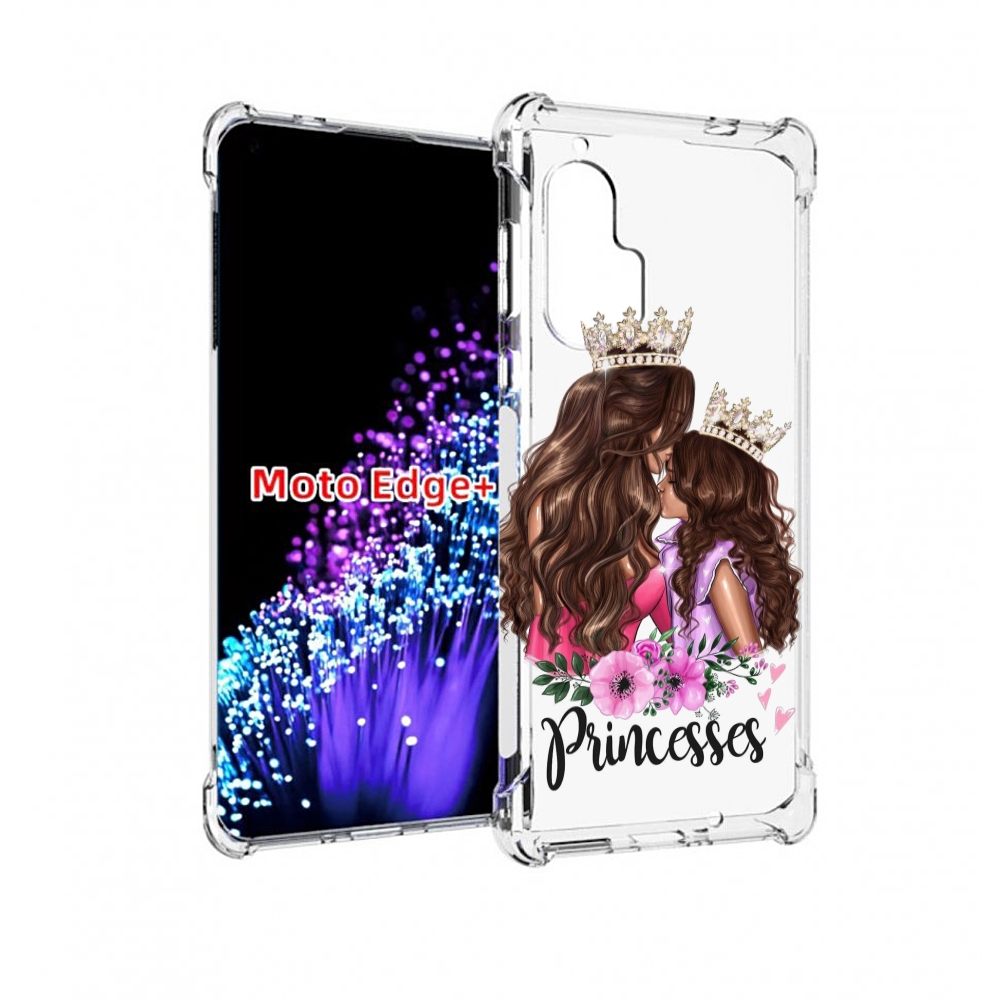 

Чехол MyPads Принцессы женский для Motorola Edge+ Plus, Прозрачный, Tocco