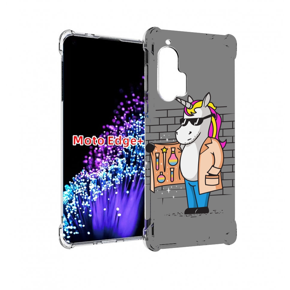 

Чехол MyPads Продавец-единорог для Motorola Edge+ Plus, Прозрачный, Tocco