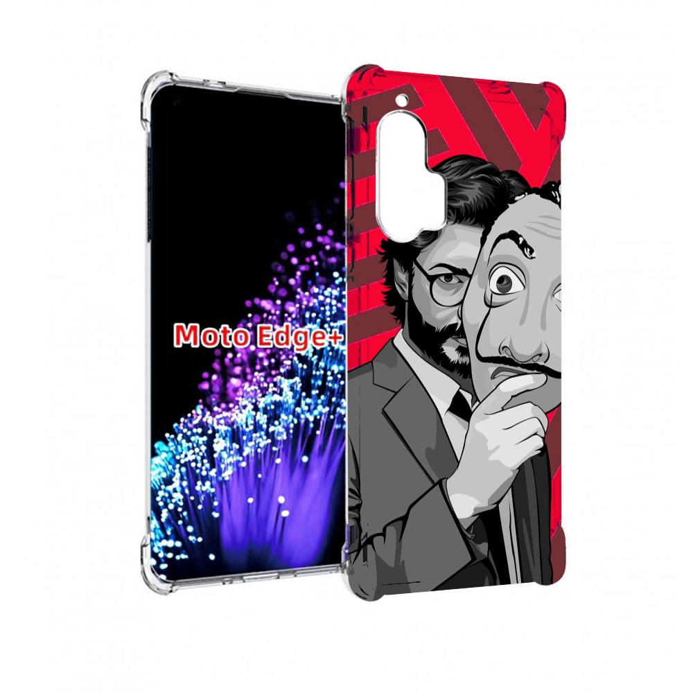 

Чехол MyPads Профессор-бумажый-дом для Motorola Edge+ Plus, Прозрачный, Tocco