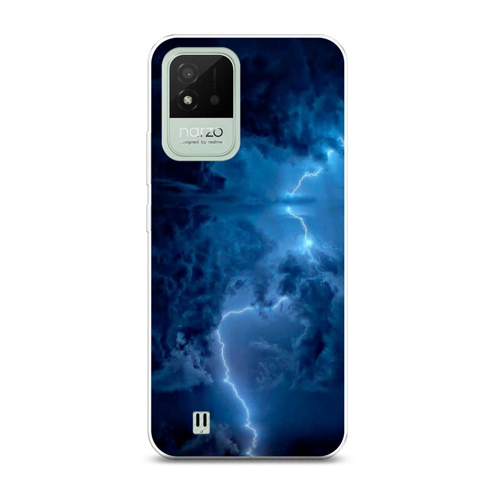 

Чехол Awog на Realme Narzo 50i "Молния", Разноцветный, 2510050-4