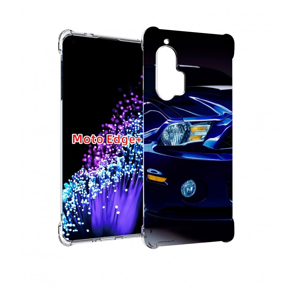 

Чехол MyPads Синяя-машина для Motorola Edge+ Plus, Прозрачный, Tocco