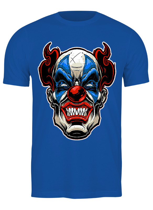 Футболка мужская Printio Bad clown 2711801 синяя 2XL Россия синий