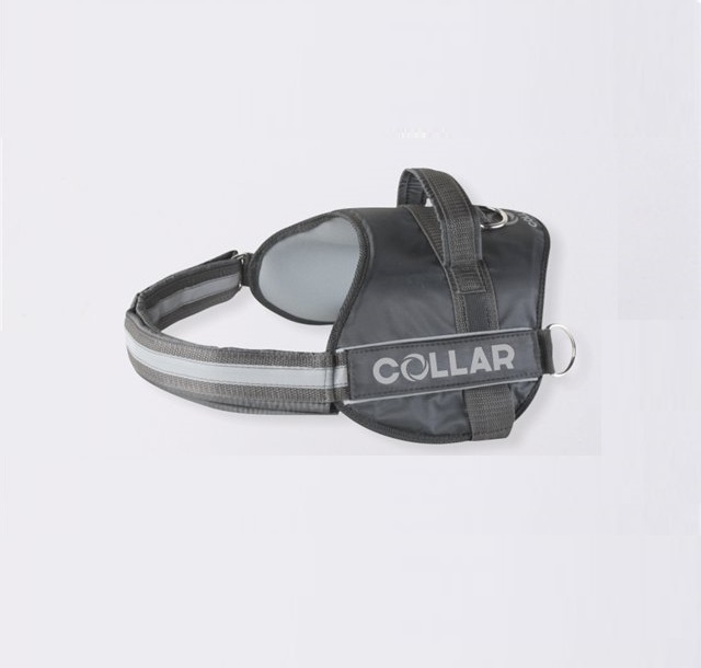 Шлейка для собак Collar Dog Extremе POLICE, полиэстер, пластик, нейлон, черный №2