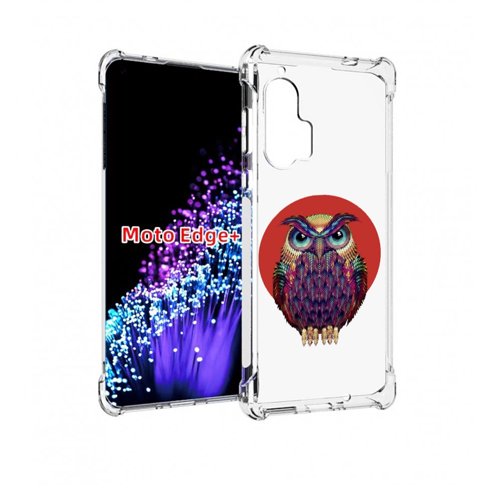 

Чехол MyPads Сова 3 для Motorola Edge+ Plus, Прозрачный, Tocco