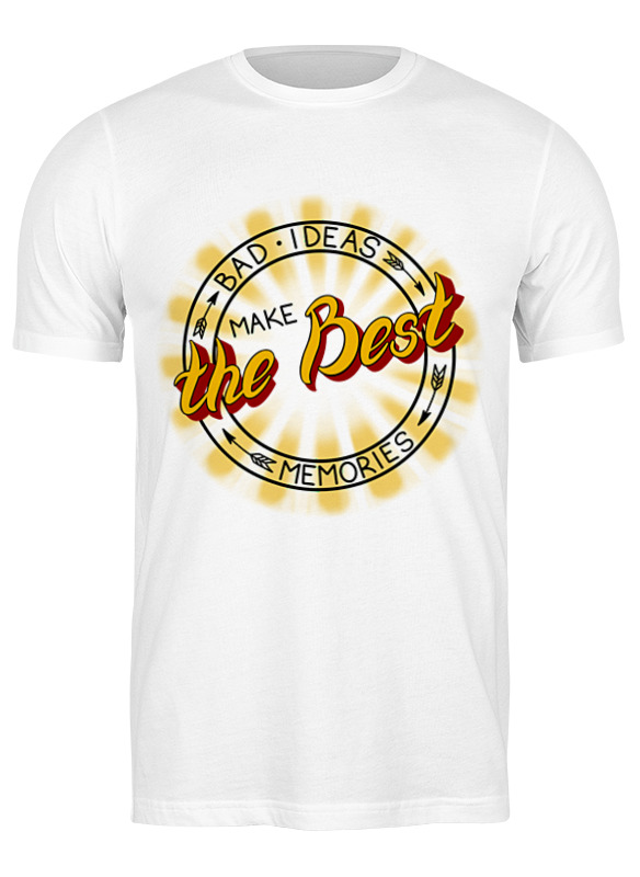 

Футболка мужская The best memories 2736461 Printio белая 2XL, The best memories 2736461