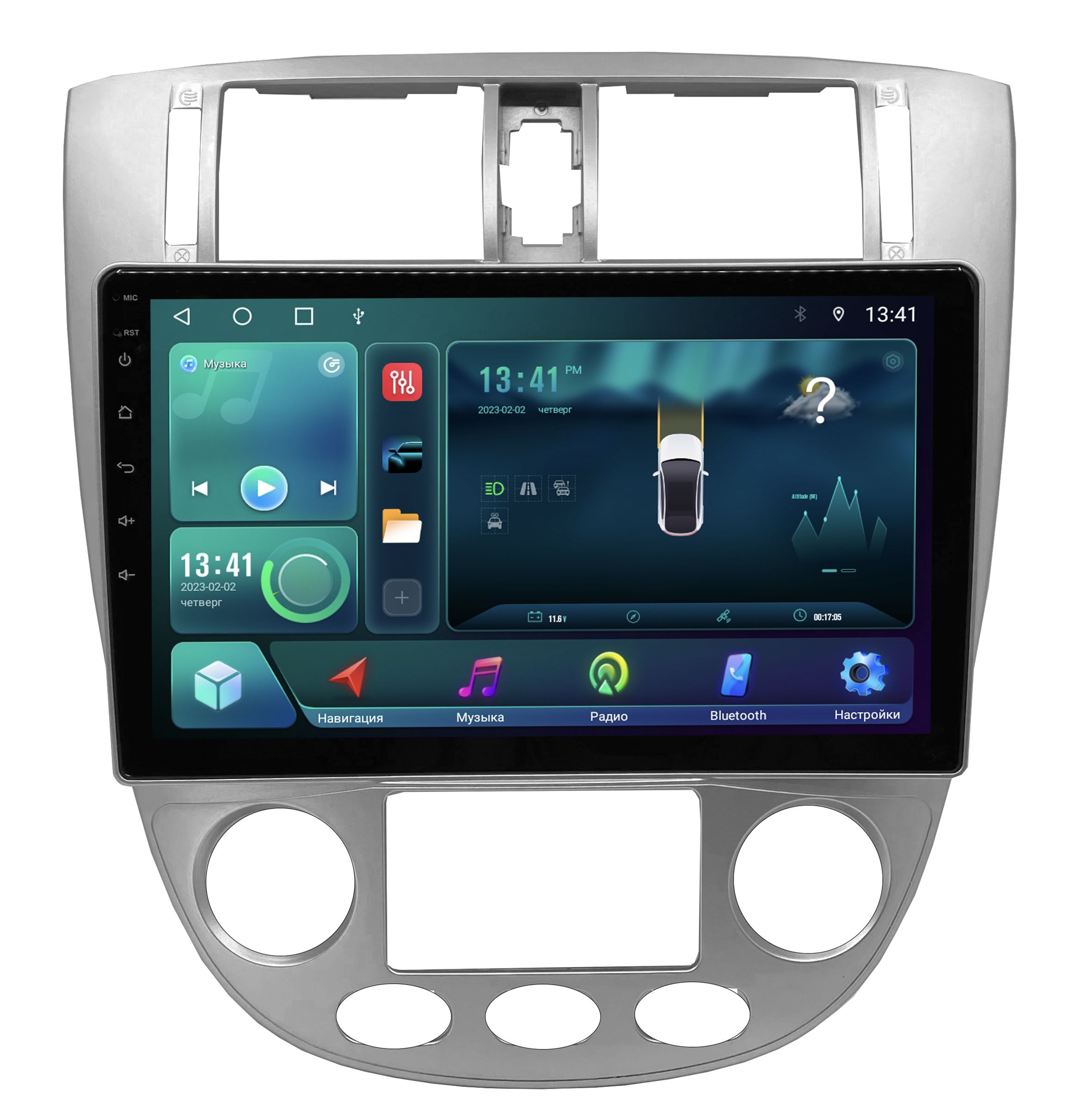 Штатная магнитола ANDROID Chevrolet Lacetti 2004-2013 седан под климат Android 12 23 1960900₽