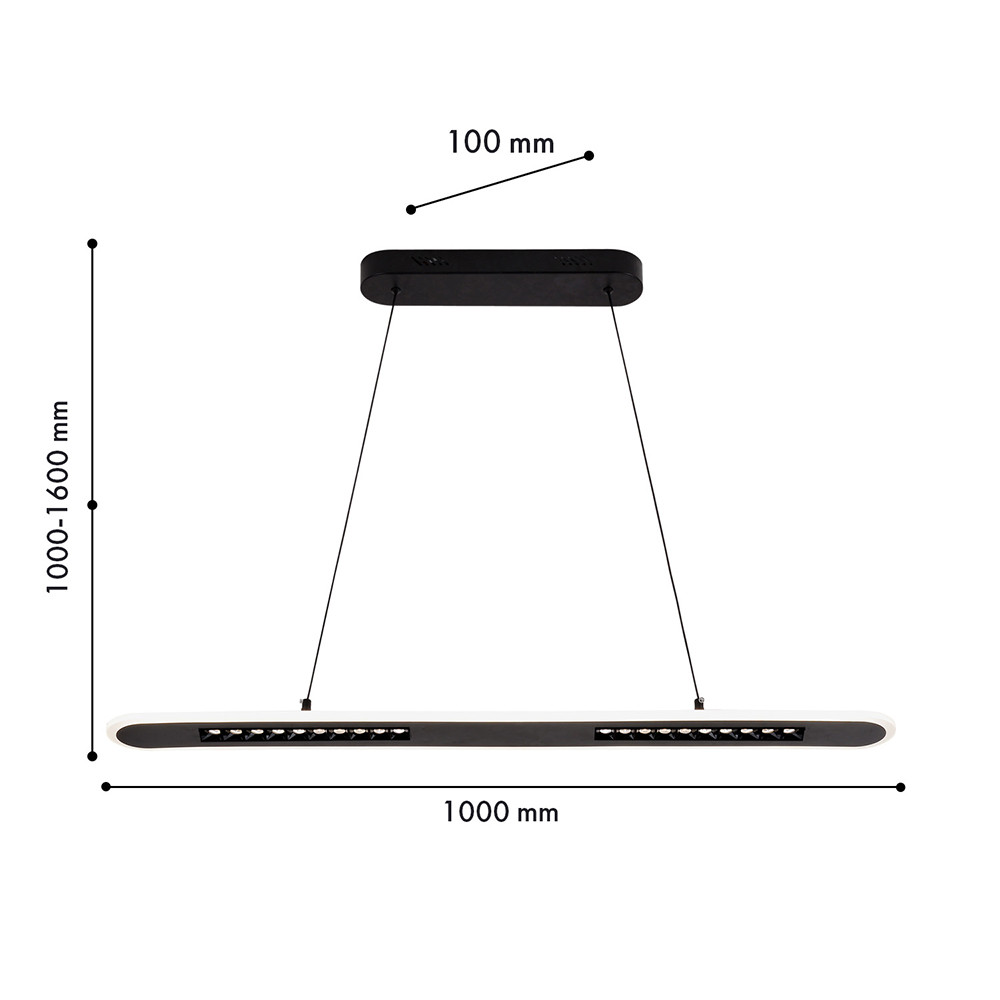 

Подвесная люстра F-Promo Strimler 4473-2P, LED, 82W