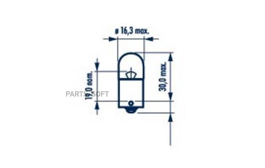 

Лампа R10W 24V Nvа (Упаковка Саrtоn Вох 1 Шт) NARVA 173263000