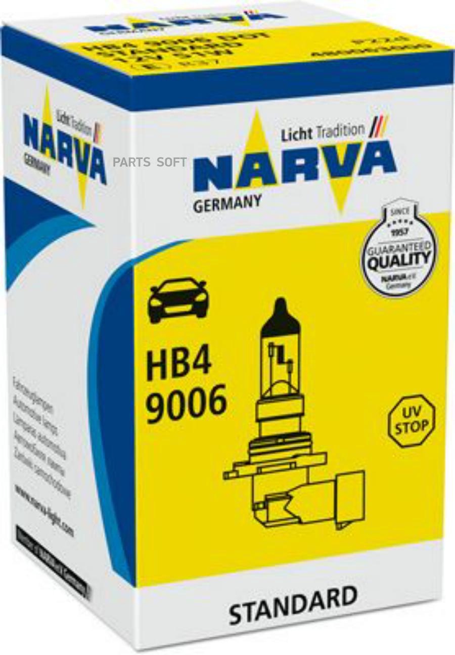 

Лампа Авт. Narva Hb4/9006 12v 55w P22d Narva 480063000