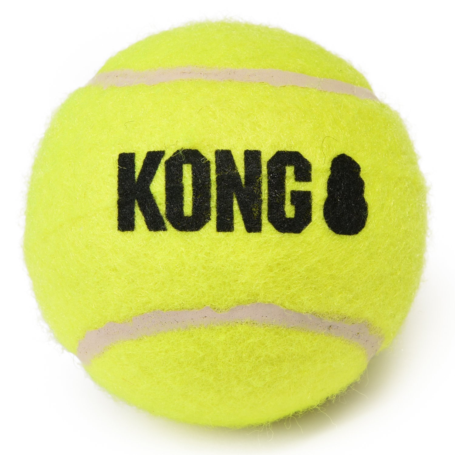 фото Развивающая игрушка для собак kong теннисный мяч, желтый, 5 см, 3 шт