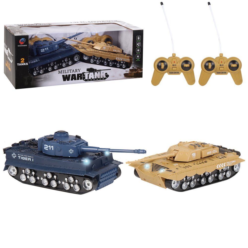 

Танковый бой QUAN SHENG TIGER I and TYPE 99 MAIN радиоуправление