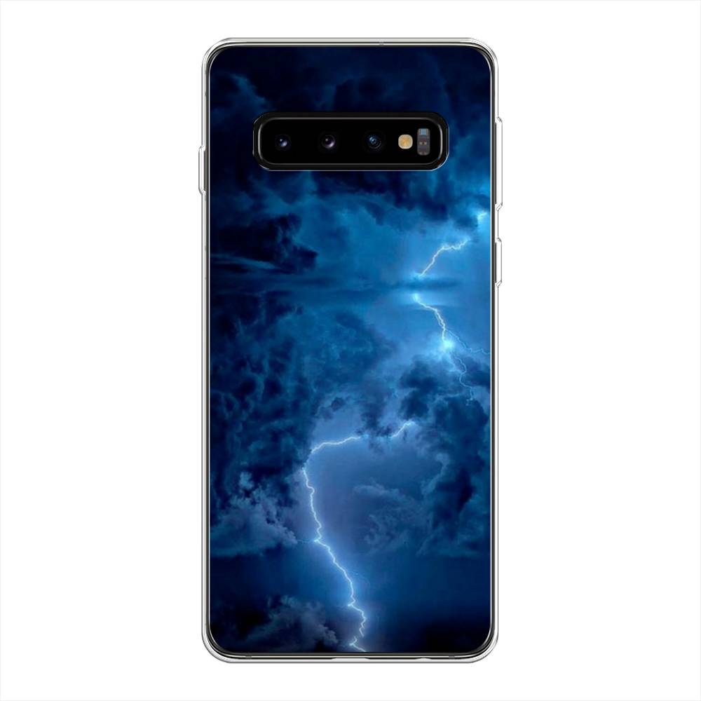 

Чехол Awog на Samsung Galaxy S10 Plus "Молния", Разноцветный, 27150-4