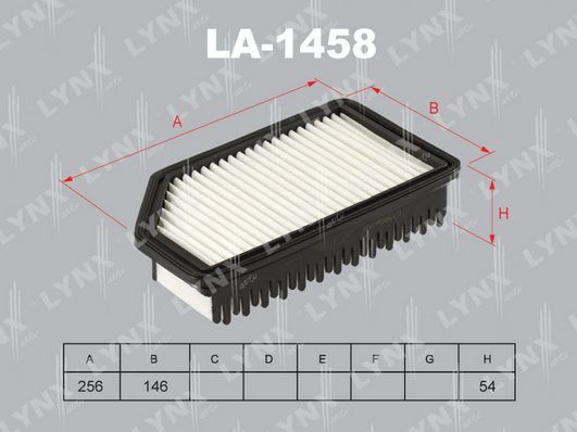 

Фильтр воздушный LYNXauto LA-1458