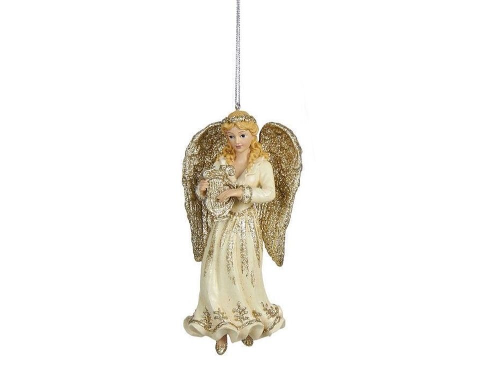 

Подвеска ЛИРИЧНЫЙ АНГЕЛ с лирой, полистоун, 13 см, Kurts Adler, C8957-лира