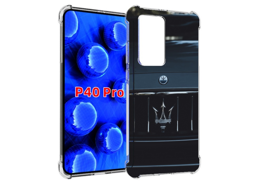 

Чехол MyPads мазерати maserati 2 для Huawei P40 Pro противоударный, Прозрачный, Tocco