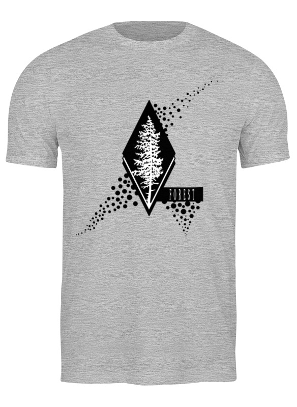 

Футболка мужская Forest 2988166 Printio серая 2XL, Forest 2988166