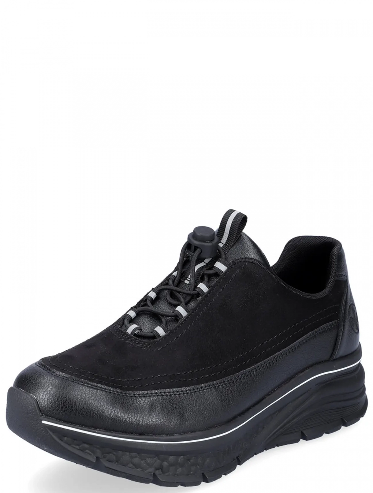 

Кроссовки женские Rieker 361006750 черные 36 RU, Черный, 361006750