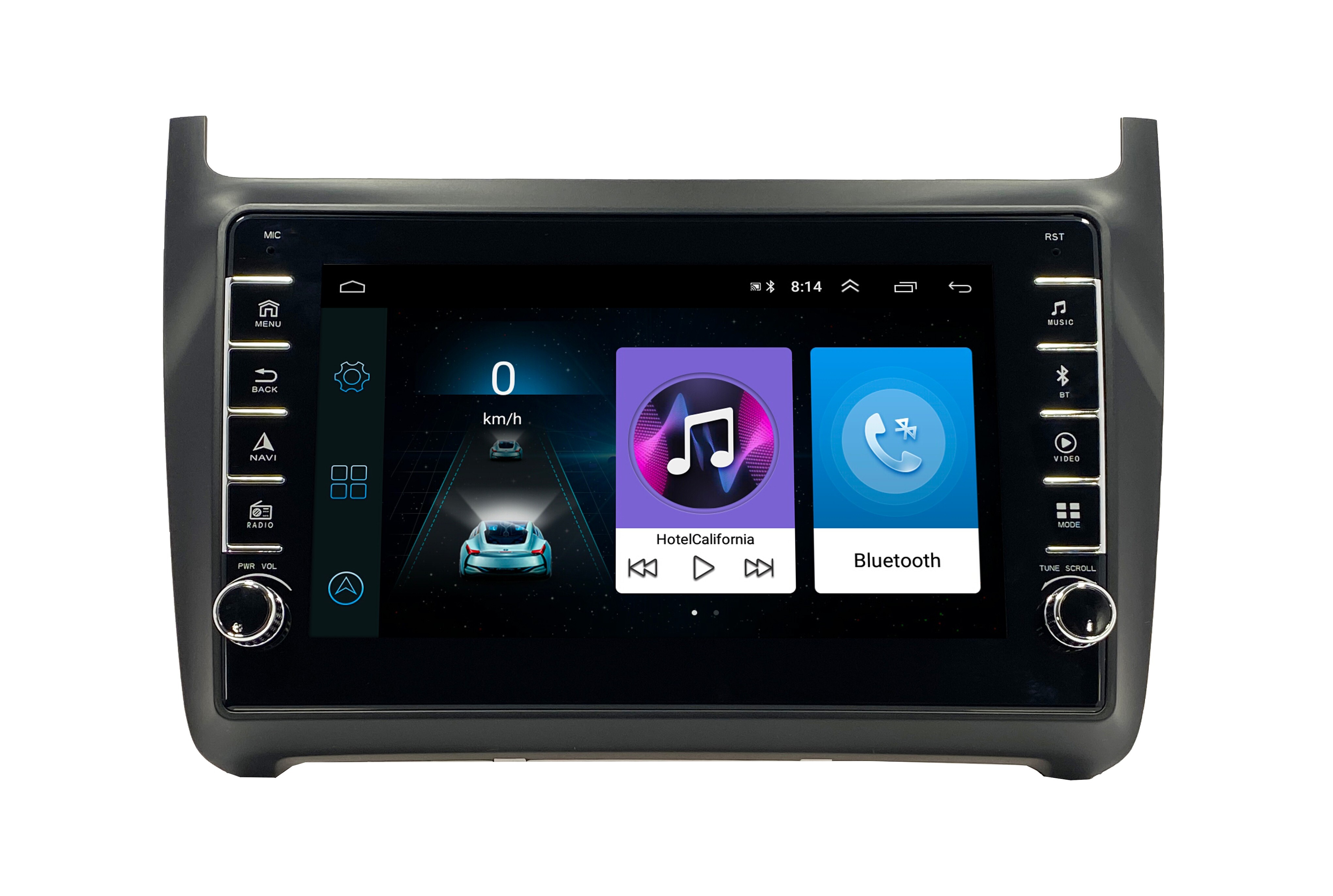 Автомагнитола ANDROID Volksvagen Polo 2014-2020 Android 12 232GB с крутилками Мульти 2120600₽