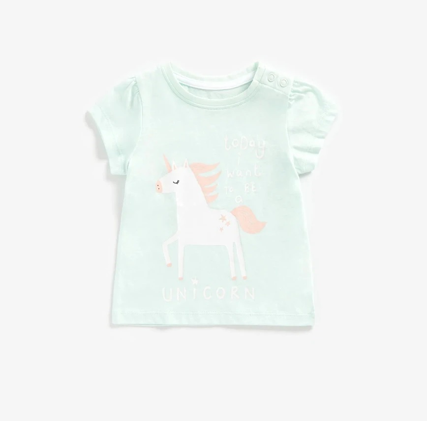 

Футболка детская Mothercare MC-BB174, бирюзовый, 98, MC-BB174