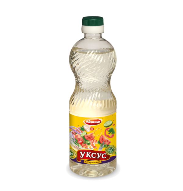 Уксус Абрико спиртовой натуральный 9% 0,5 л