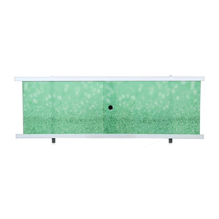 фото Экран для ванны "кварт зеленый иней new", 168 см метакам