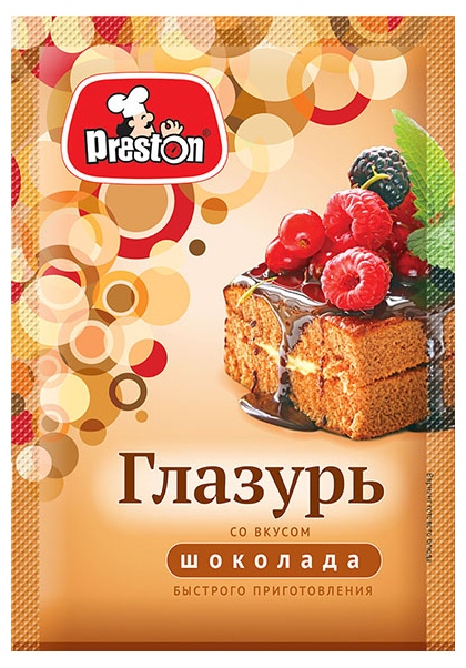 фото Глазурь preston со вкусом шоколада 50 г