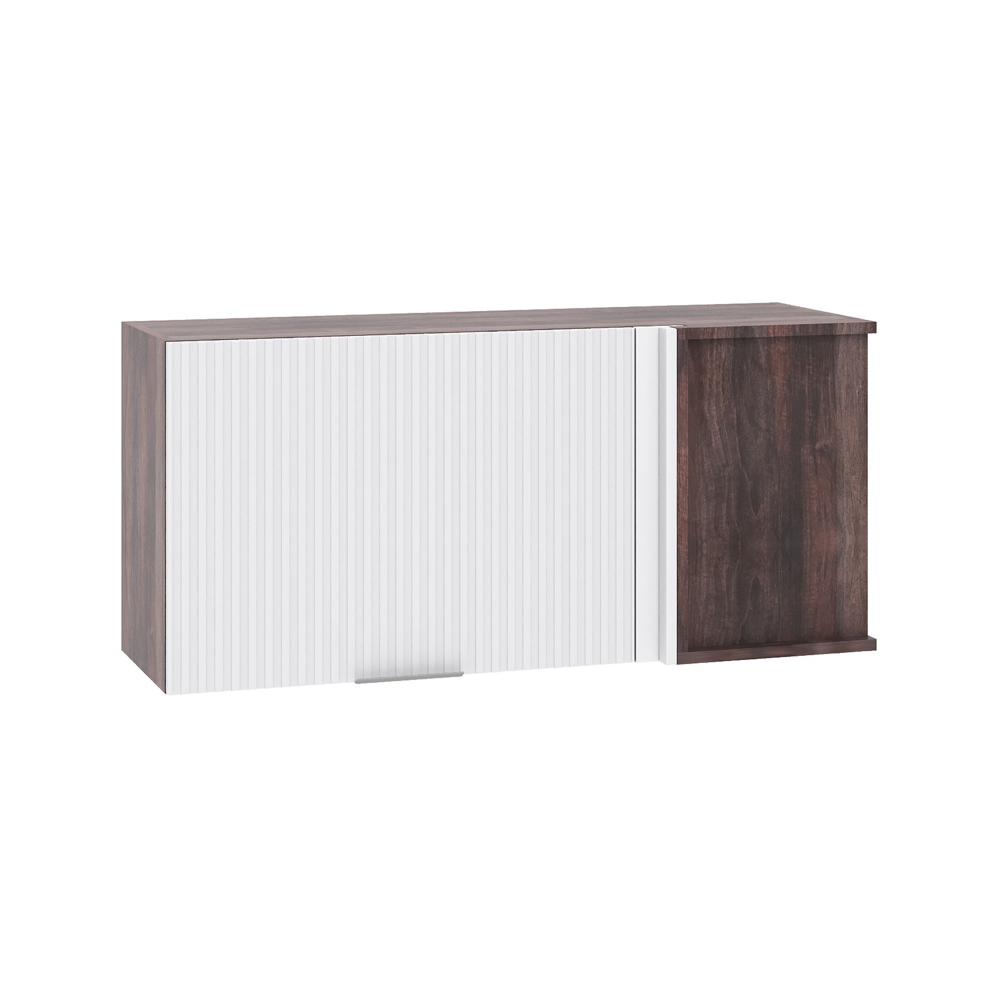 

Кухонный модуль настенный Сурская мебель Сиэль Ян 100x35x46 см угловой горизонтальный, Коричневый;белый, Сиэль Ян