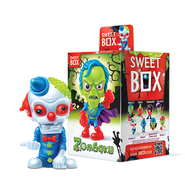 

Мармелад Sweet Box Zомбаки с игрушкой в ассортименте 10 г