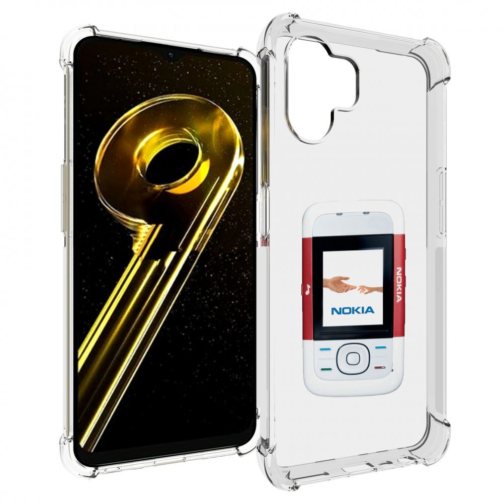 

Чехол бампер MyPads старая нокия для Realme 10 5G противоударный, Прозрачный, Tocco