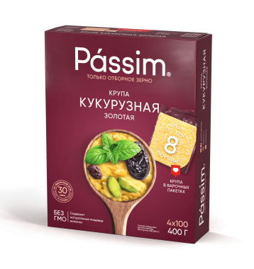 Крупа кукурузная Passim варочные пакеты 4 шт х 100 г