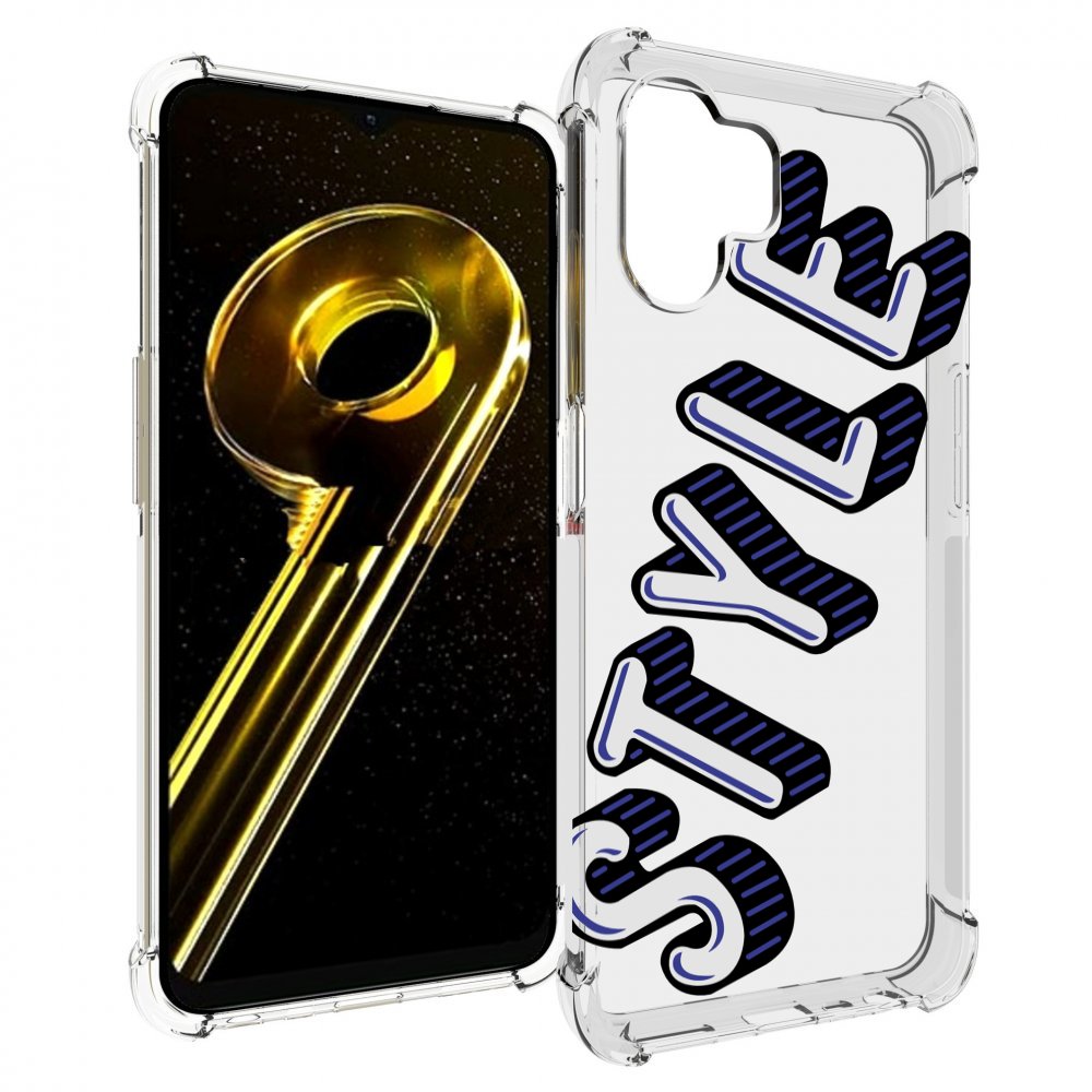 

Чехол бампер MyPads стиль для Realme 10 5G противоударный, Прозрачный, Tocco