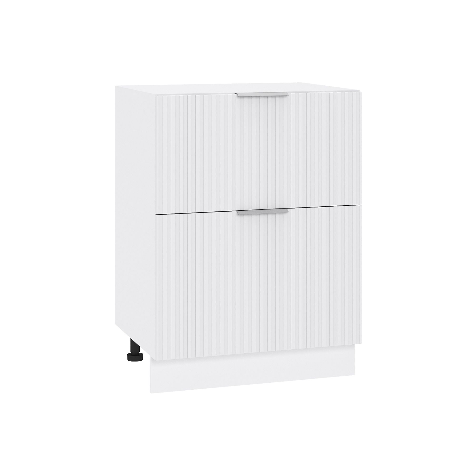 

Кухонный модуль напольный Сурская мебель Сиэль Ян 60x47,8x81,6 см с 2-мя ящиками, Белый, Сиэль Ян